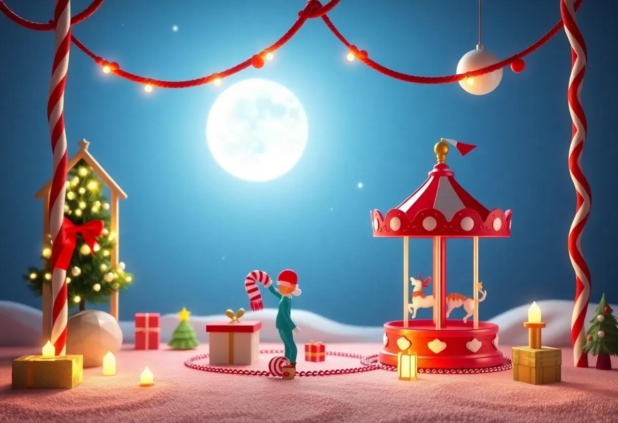 The ⁢Little Elf Prepares for a Nighttime ​Journey
