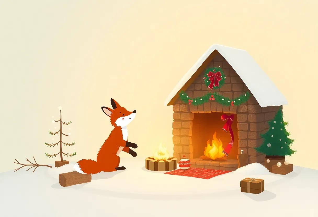 The Warm Glow of the⁣ Christmas Hearth