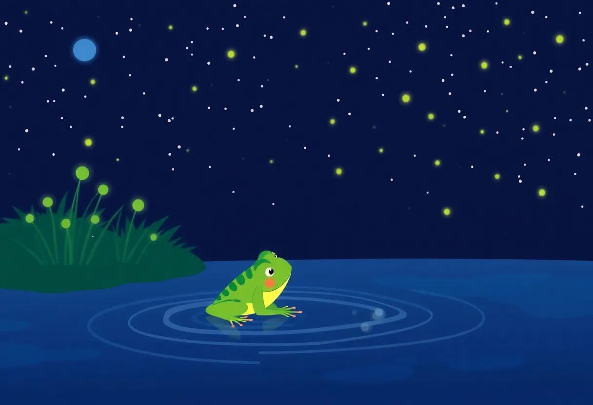 Watching Fireflies Light Up the Night Sky