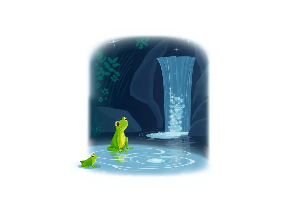 Finding the Sparkling Waterfall at the heart of the Pond