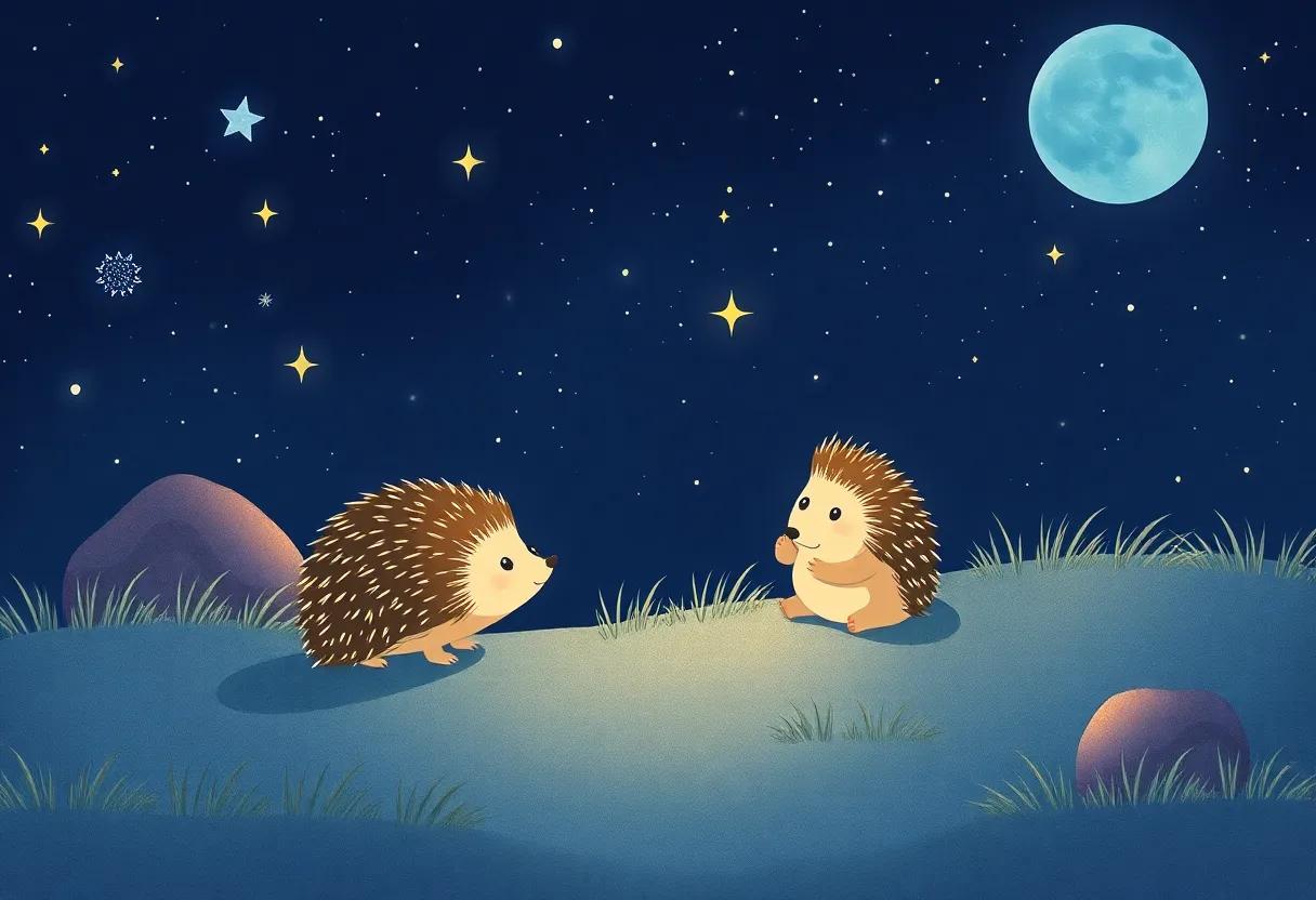 The Little Hedgehog Prepares for adventure