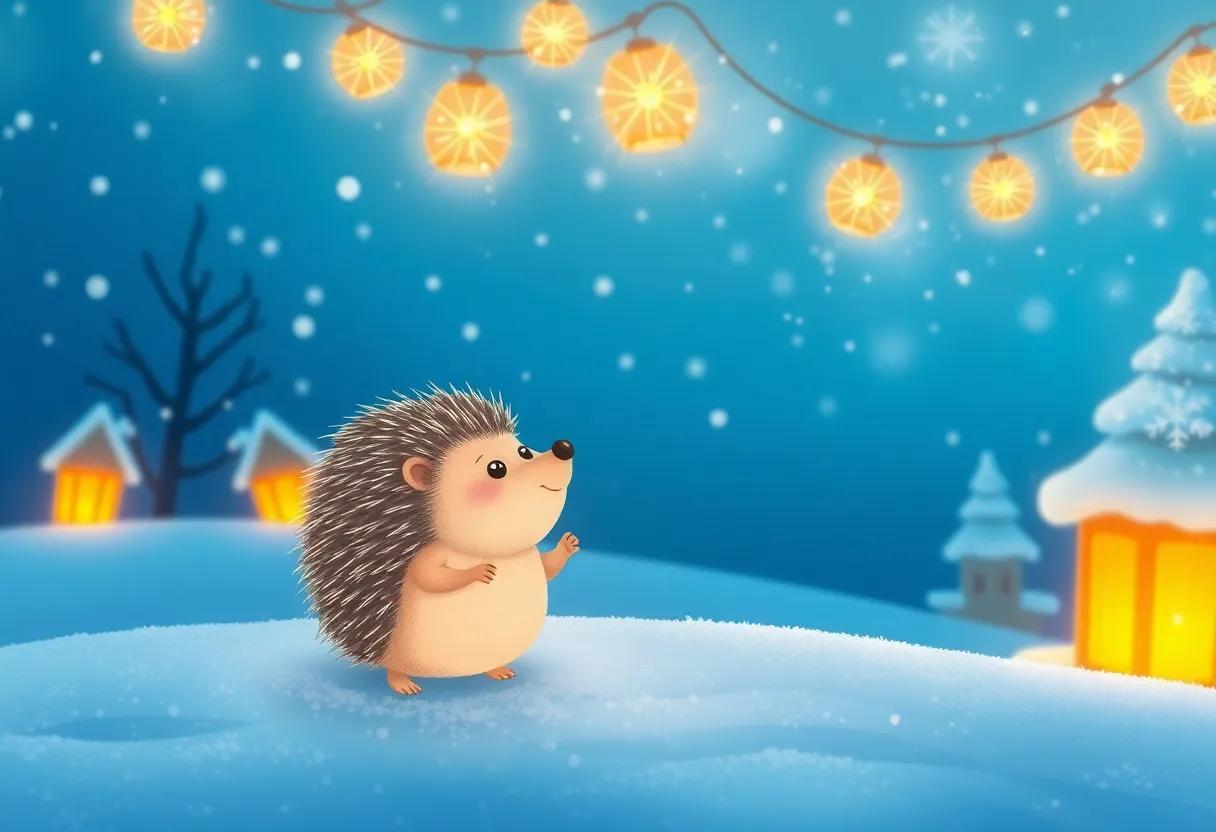 Dancing by the Glow of the Sparkling Snow Kingdom Lanterns