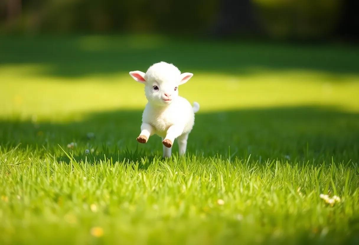 The Joyful dance Begins on Soft Green Grass