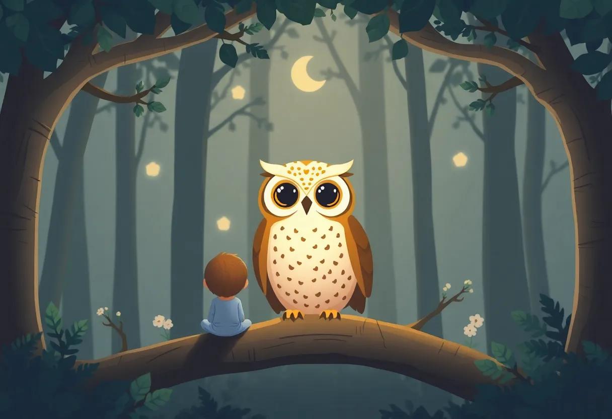 Meeting​ forest Friends Trusting the Owl's ‍Shine