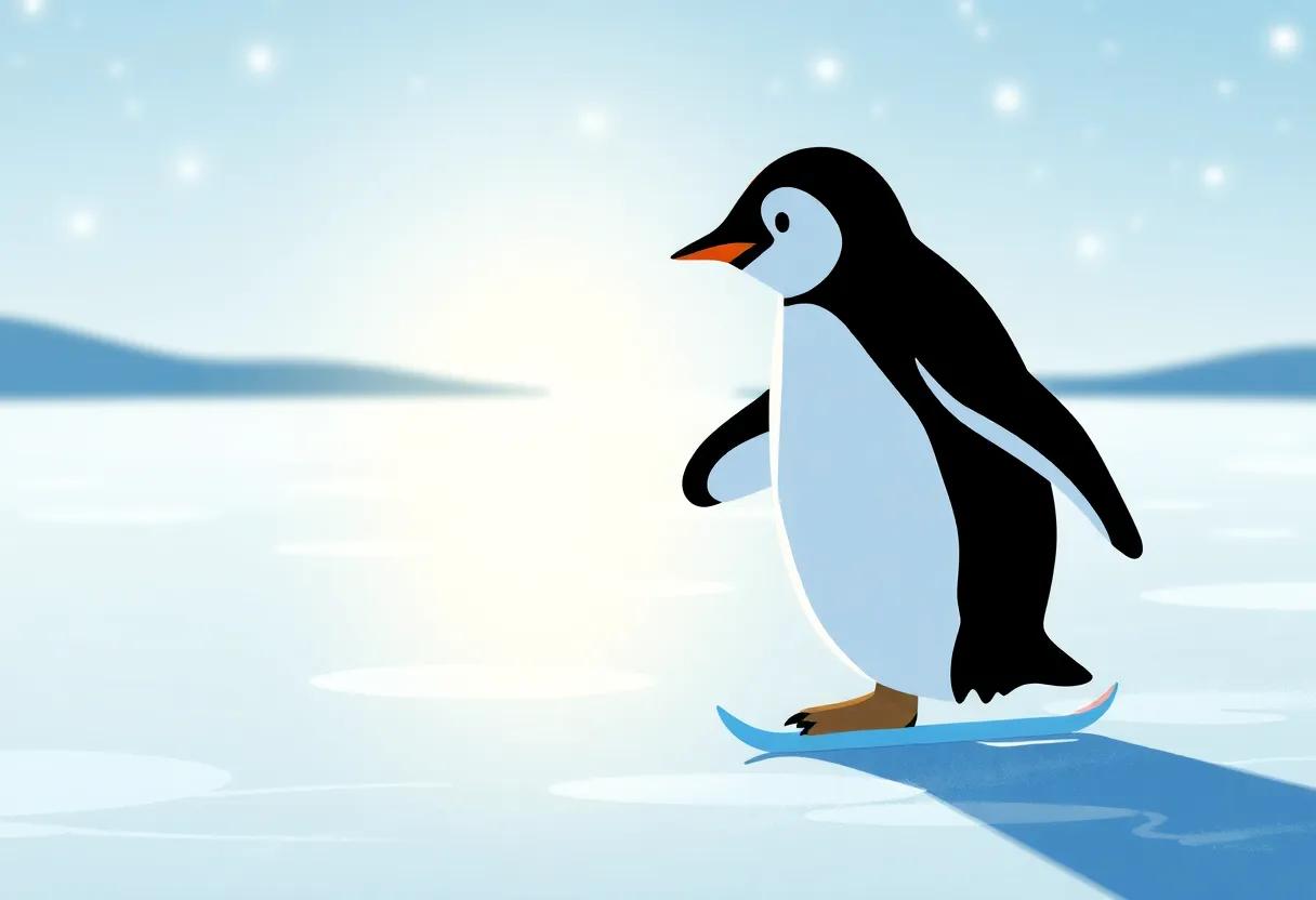 The Magical Moment of Skating Freely Across the Ice