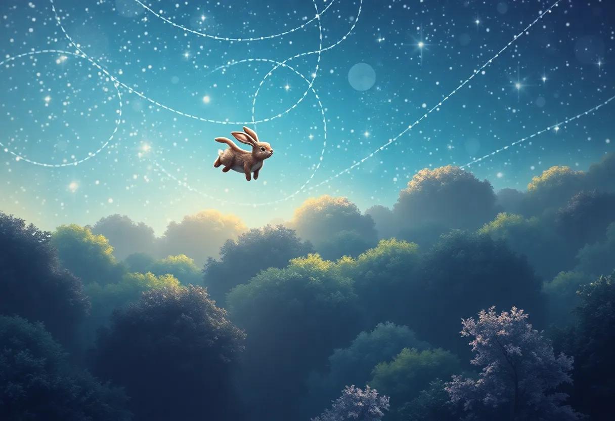 Soaring above the Glittering⁢ Forest Canopy