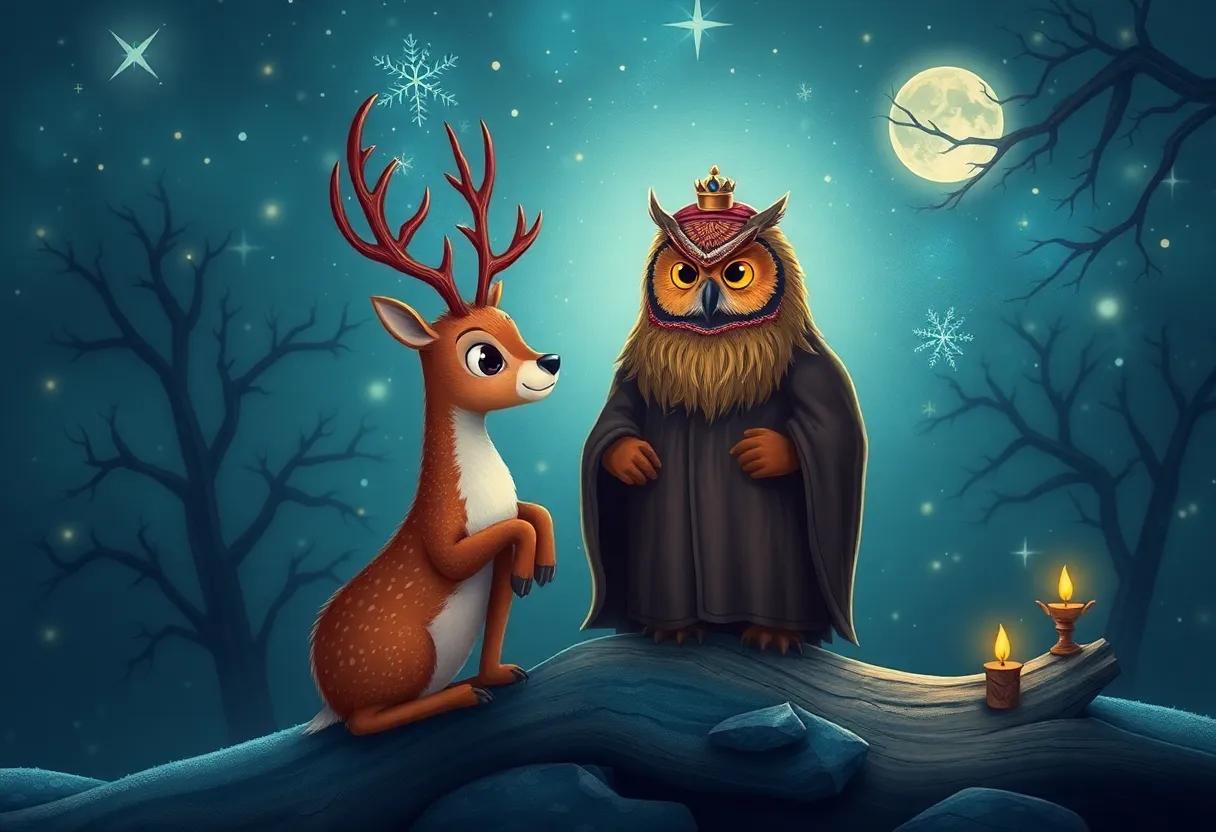 Meeting the Wise Owl Keeper of Ancient Spells