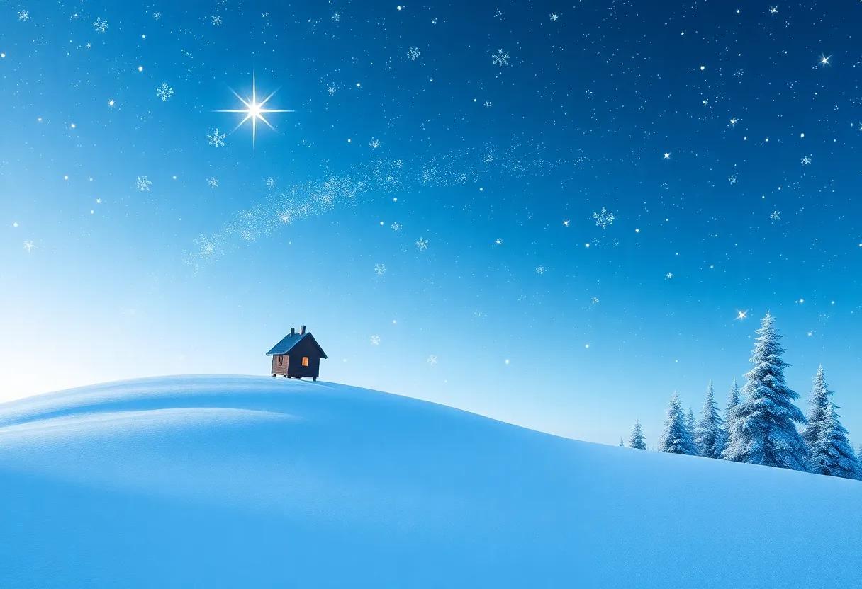 The Birth of the Little Star in⁣ a Frosty ⁣Sky