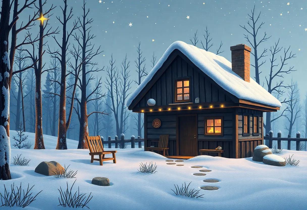 Finding Shelter in the Cozy Woodland Cottage