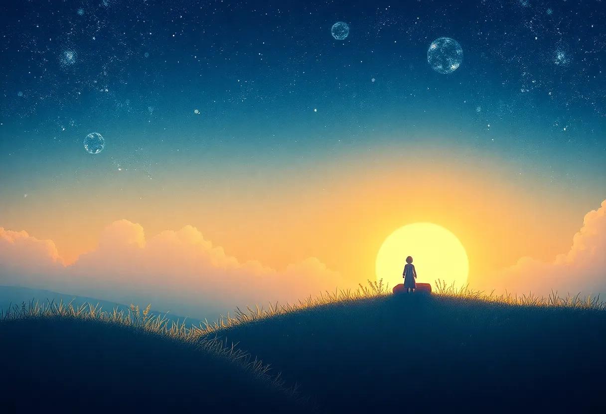 The First Glimpse of Light from the Sky