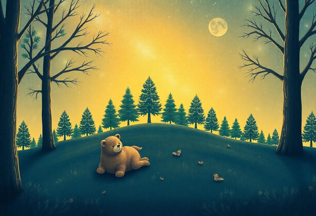 Resting Among the Trees with Friends by its Side
