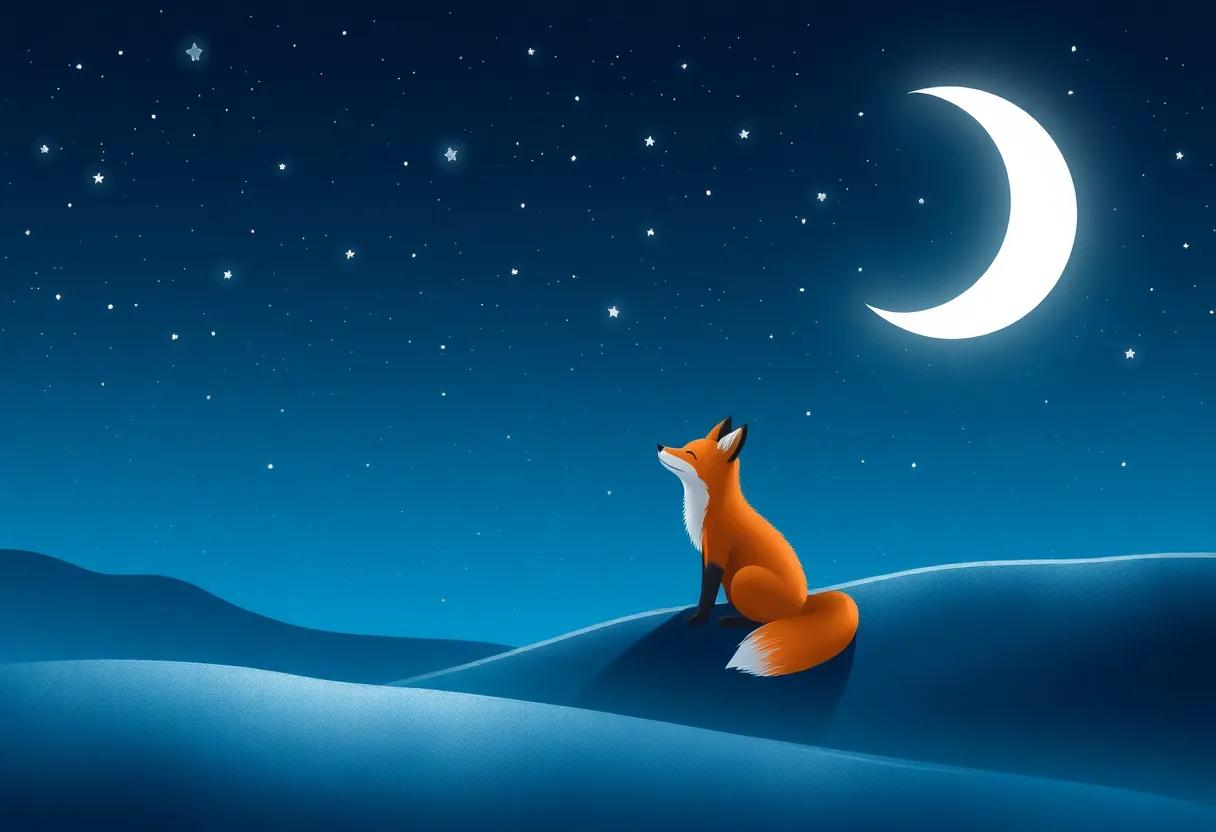 Dancing shadows Beneath the Crescent Moon
