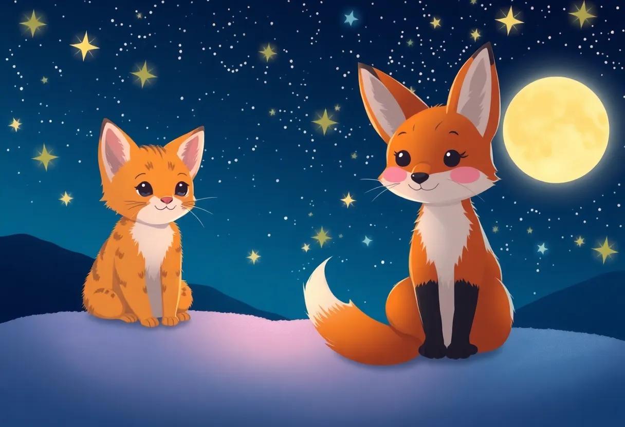 Meeting ‍the Playful Stardust Fox