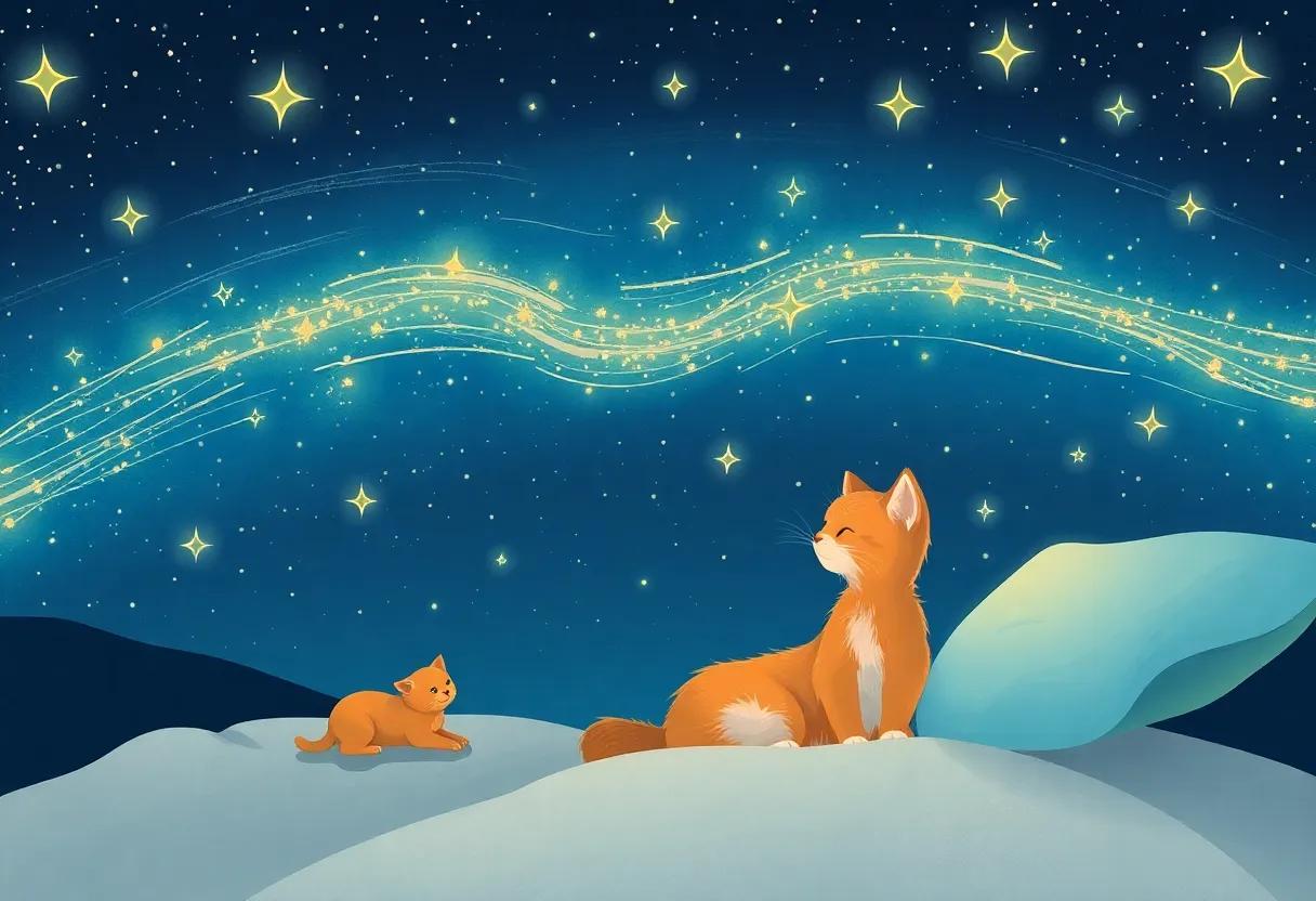 Reuniting⁢ with Home Beneath⁢ the Shooting⁣ Stars