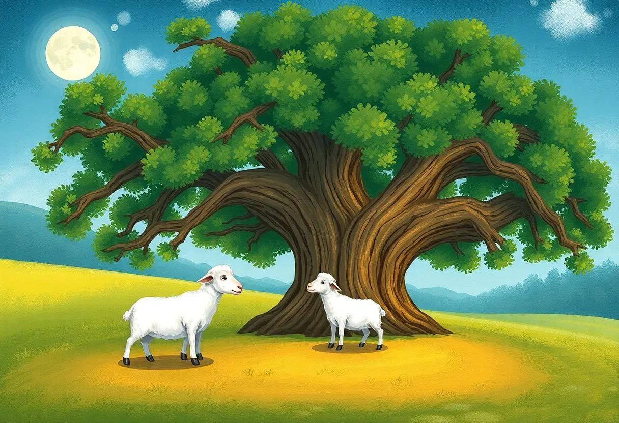 The reunion beneath the ancient oak ⁣tree