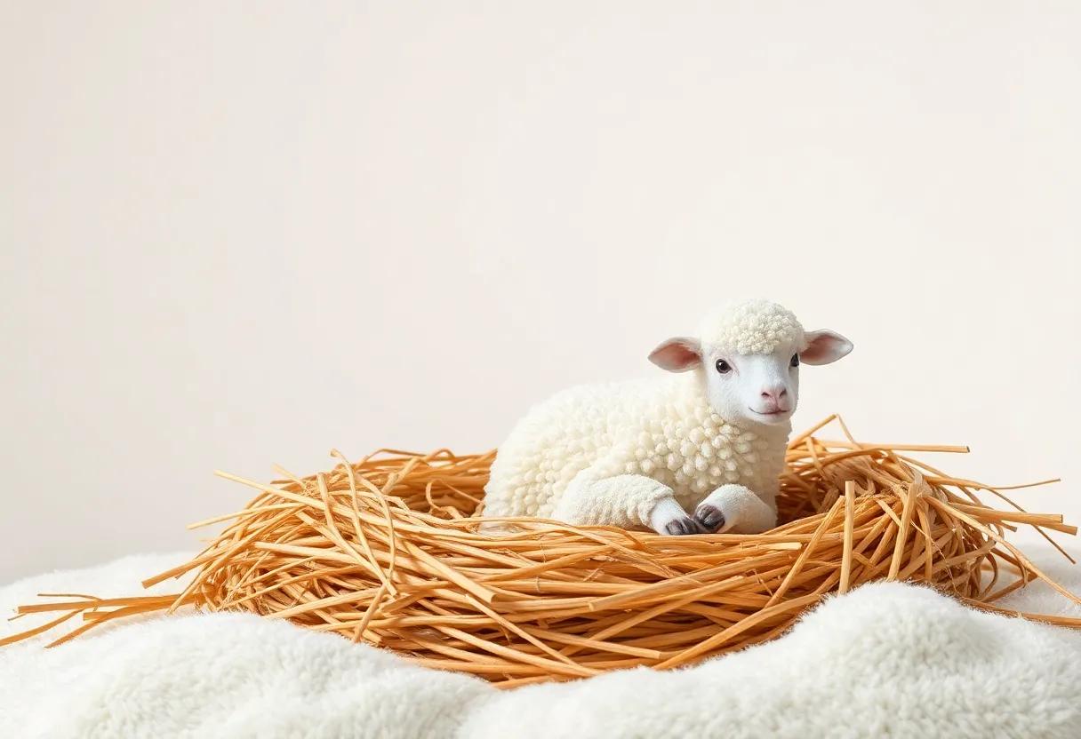 Nestled ‌Among Familiar Straw and Soft Wool