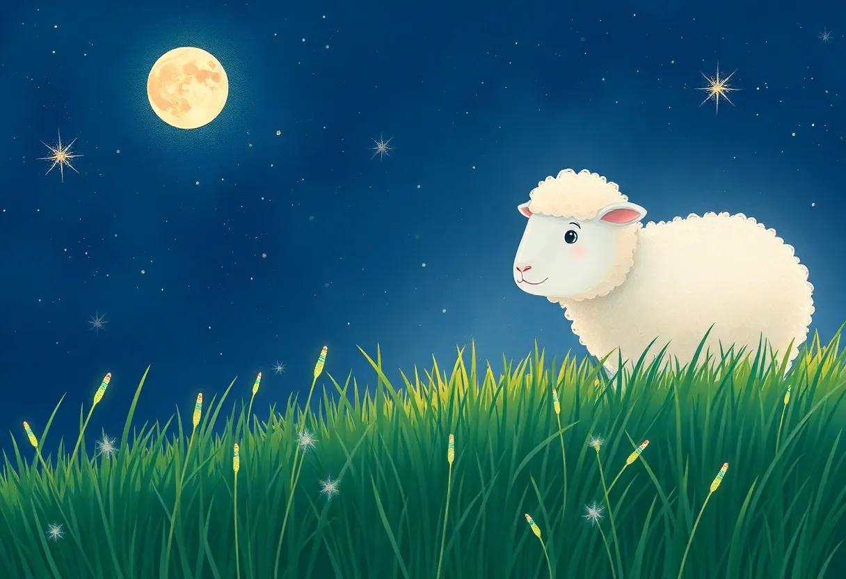 Whispers of the Night Breeze and Rustling Grass