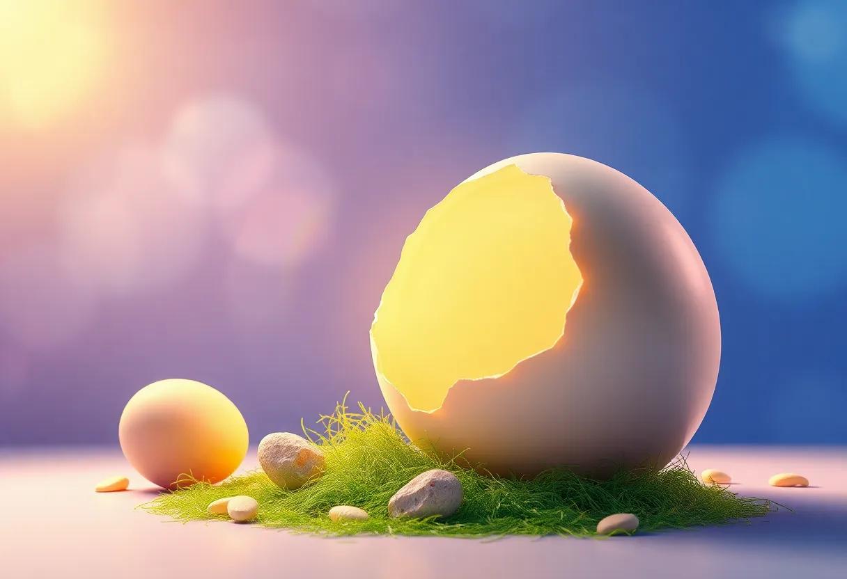 The Moment the Egg Began to Crack Open