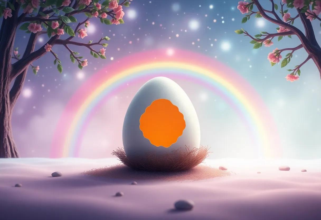 The Magical Forest Where the Egg Came to Life