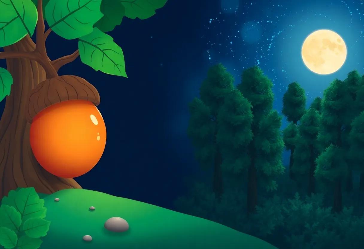 The Whispering Forest Under the Moonlight