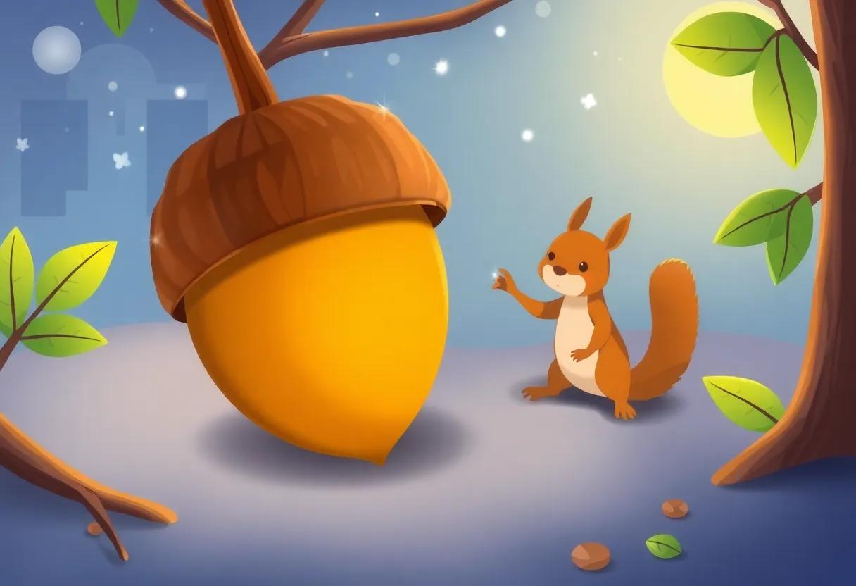 A Tiny Squirrel's Courageous Quest