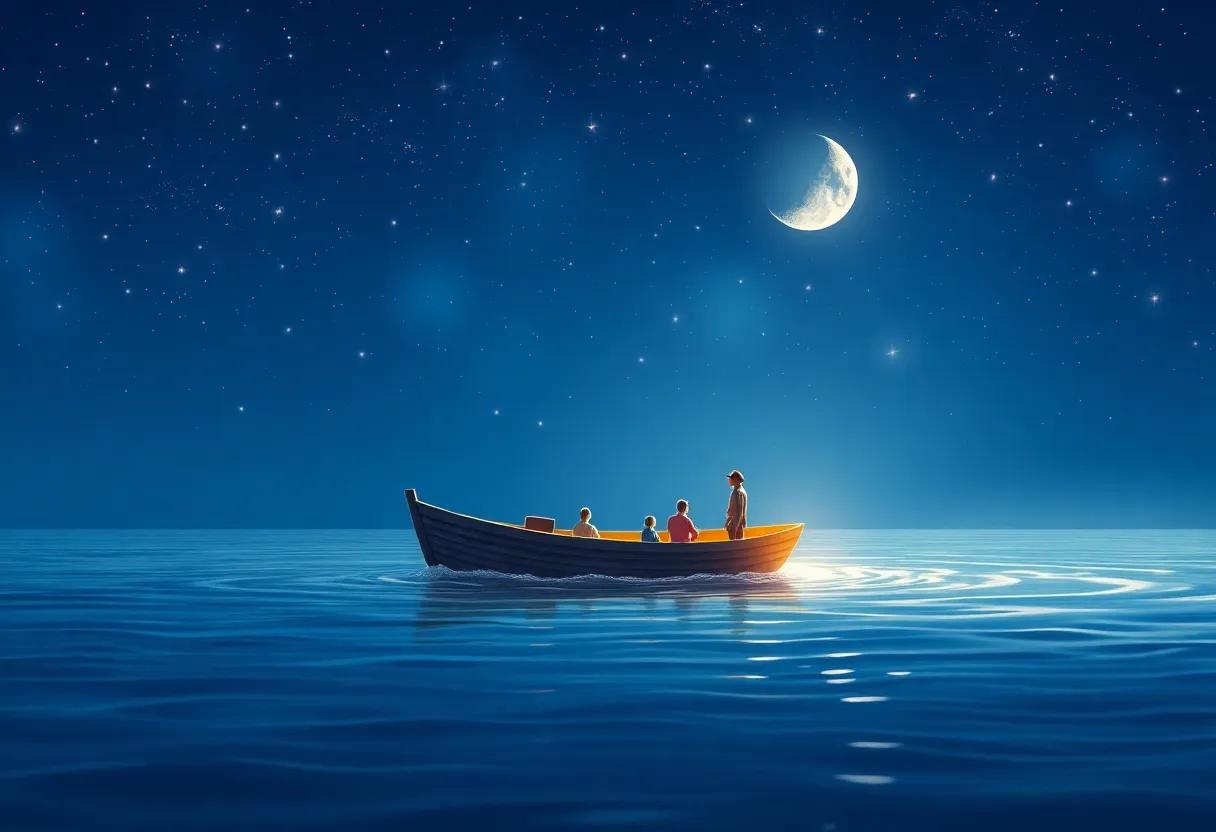 The Magical Arrival of the Whispering Boat