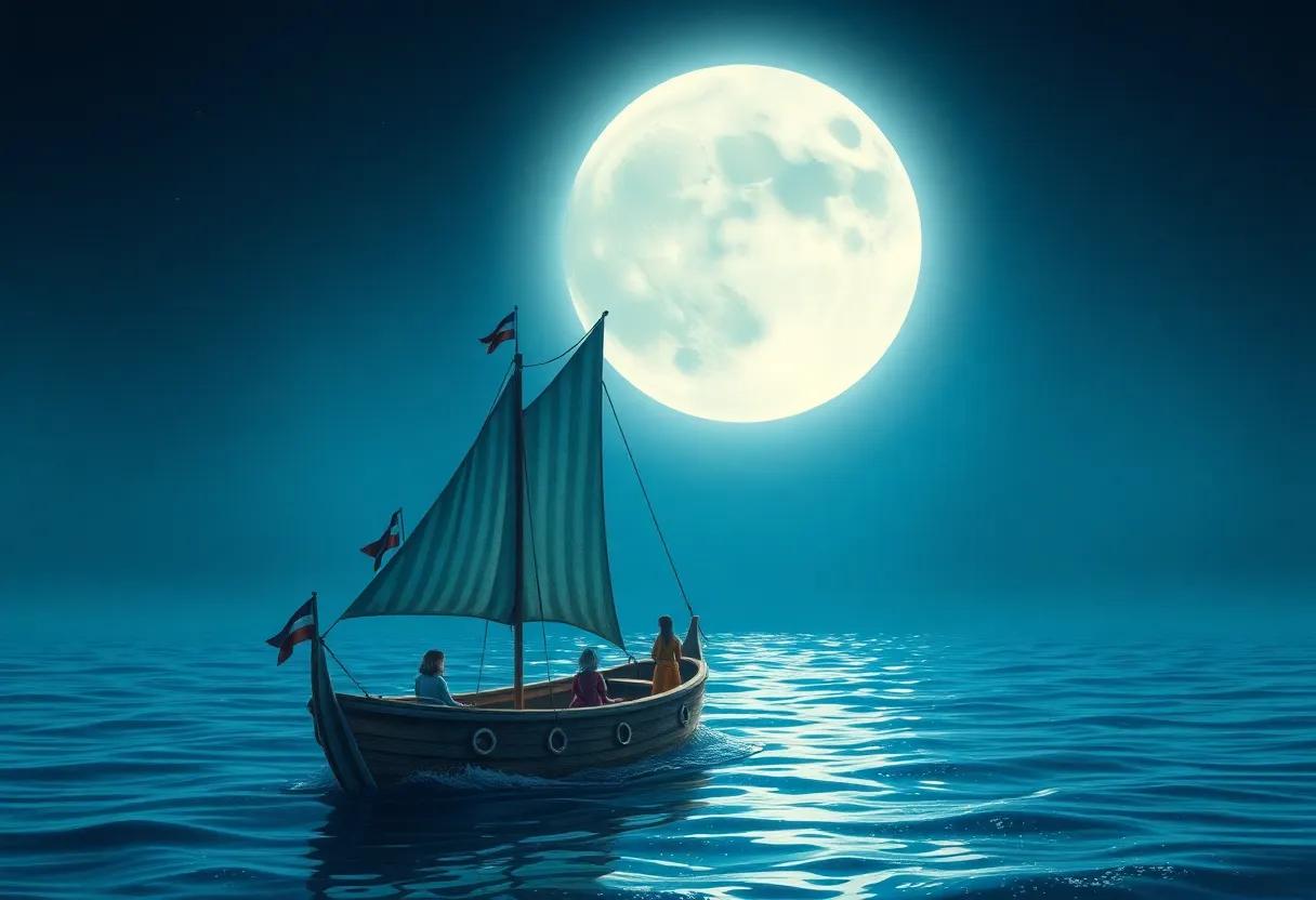 Secrets Hidden Beneath the Moonlit Waves