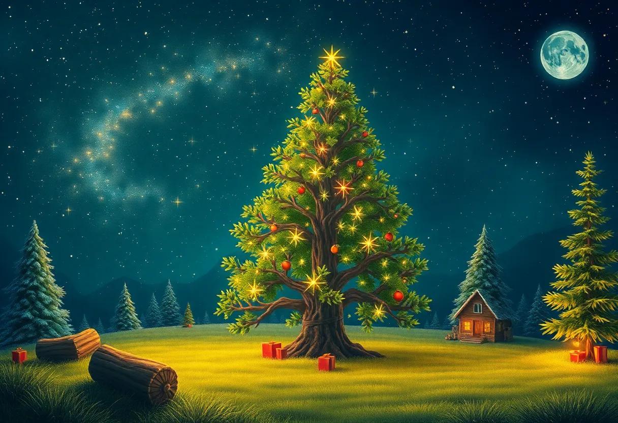 The Tree's Glow Guiding Lost Souls ⁢Home