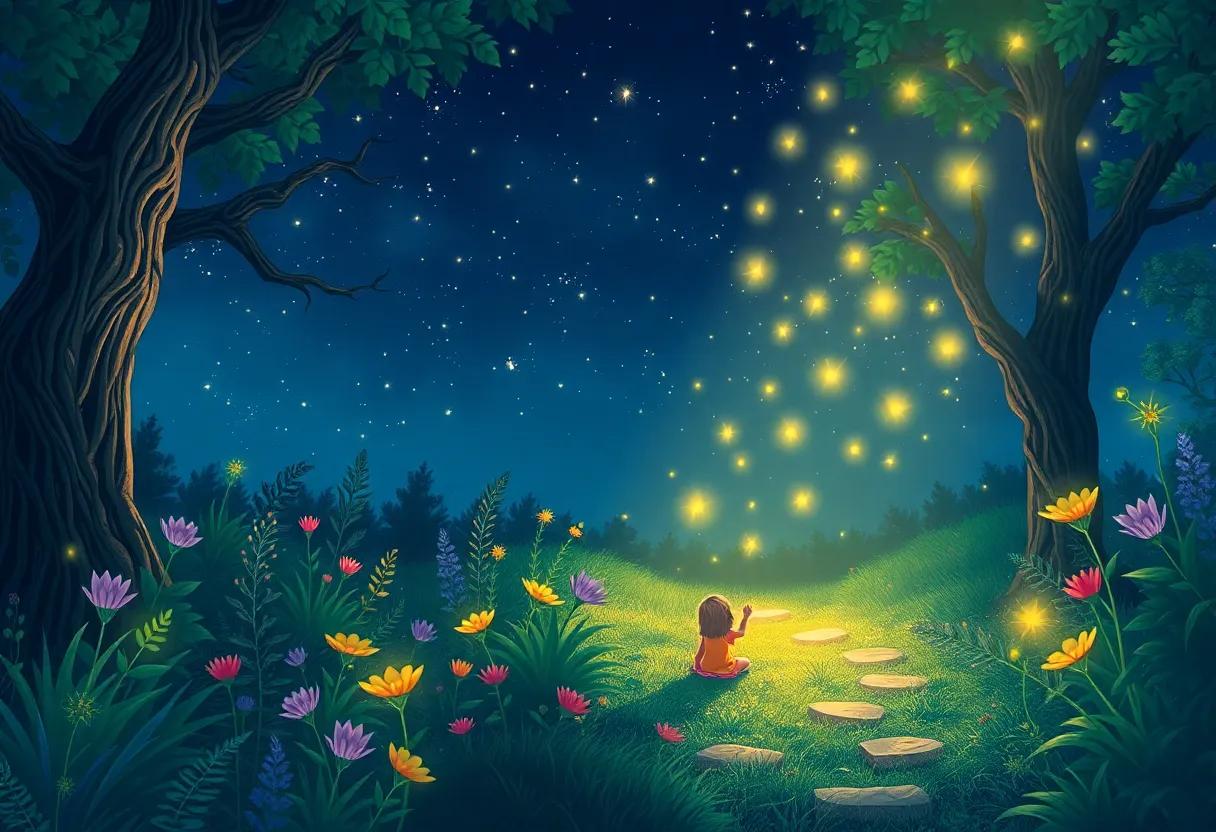 The Secret Path Revealed⁤ by twinkling ⁣Fireflies