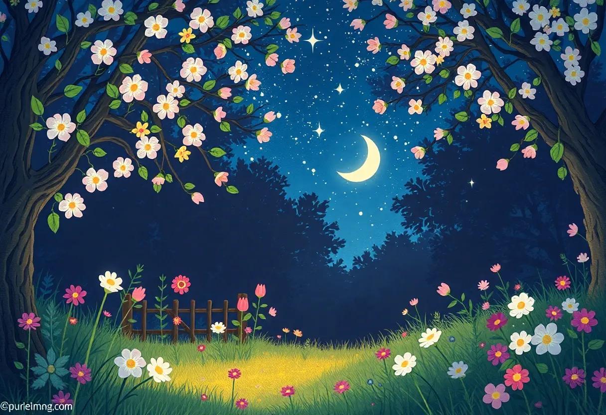 The First Glimmer of Magical Blossoms