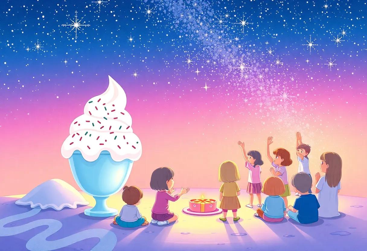 A ⁢Celebration Under the Starlit ‍Sky with Everyone Together