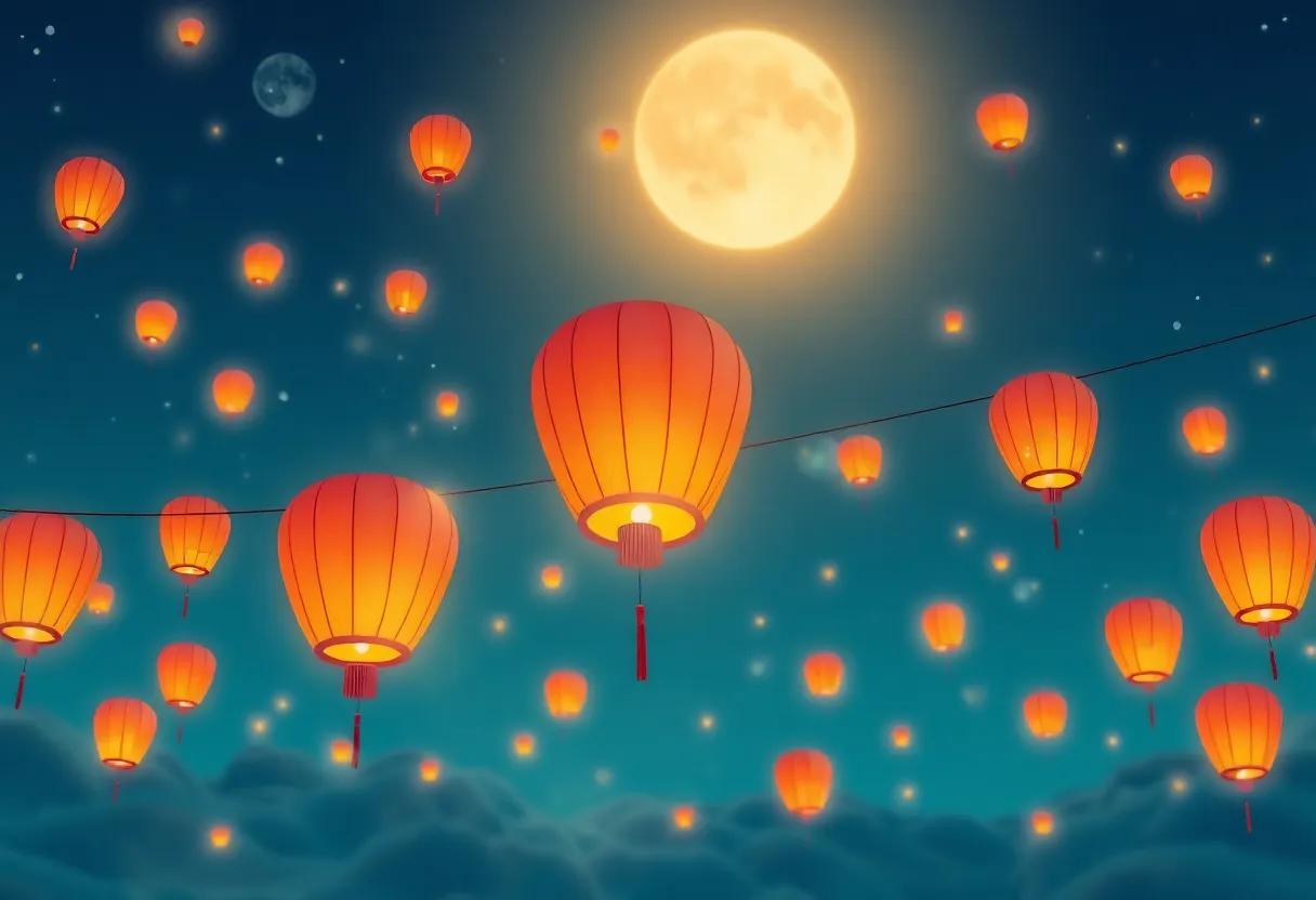 The Arrival ‌of ‍the Glowing Lanterns