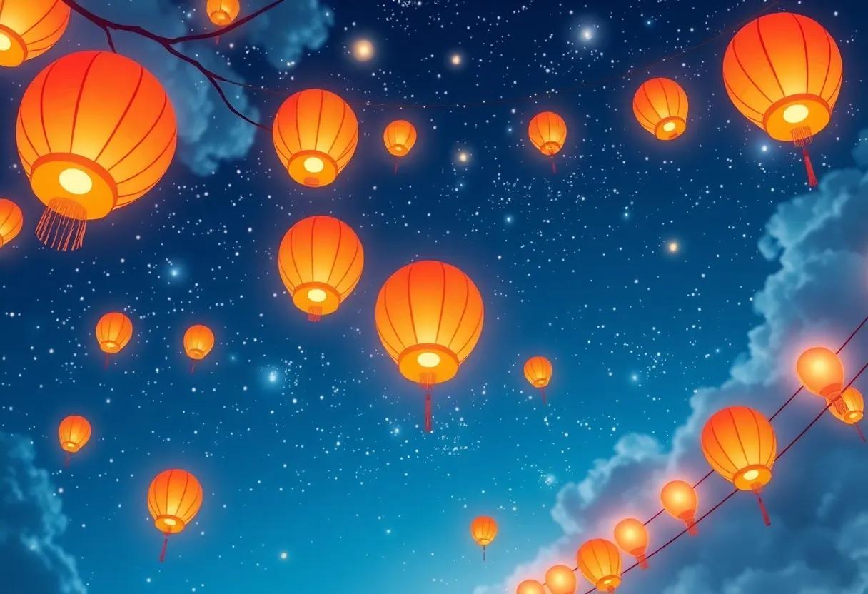 The Starry Sky Comes Alive with Lights