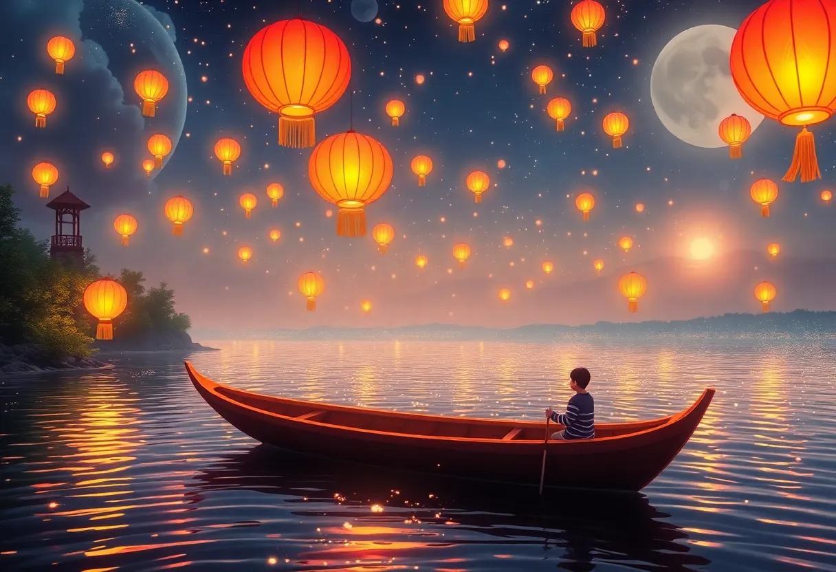 A Boat Ride Through the Shimmering River