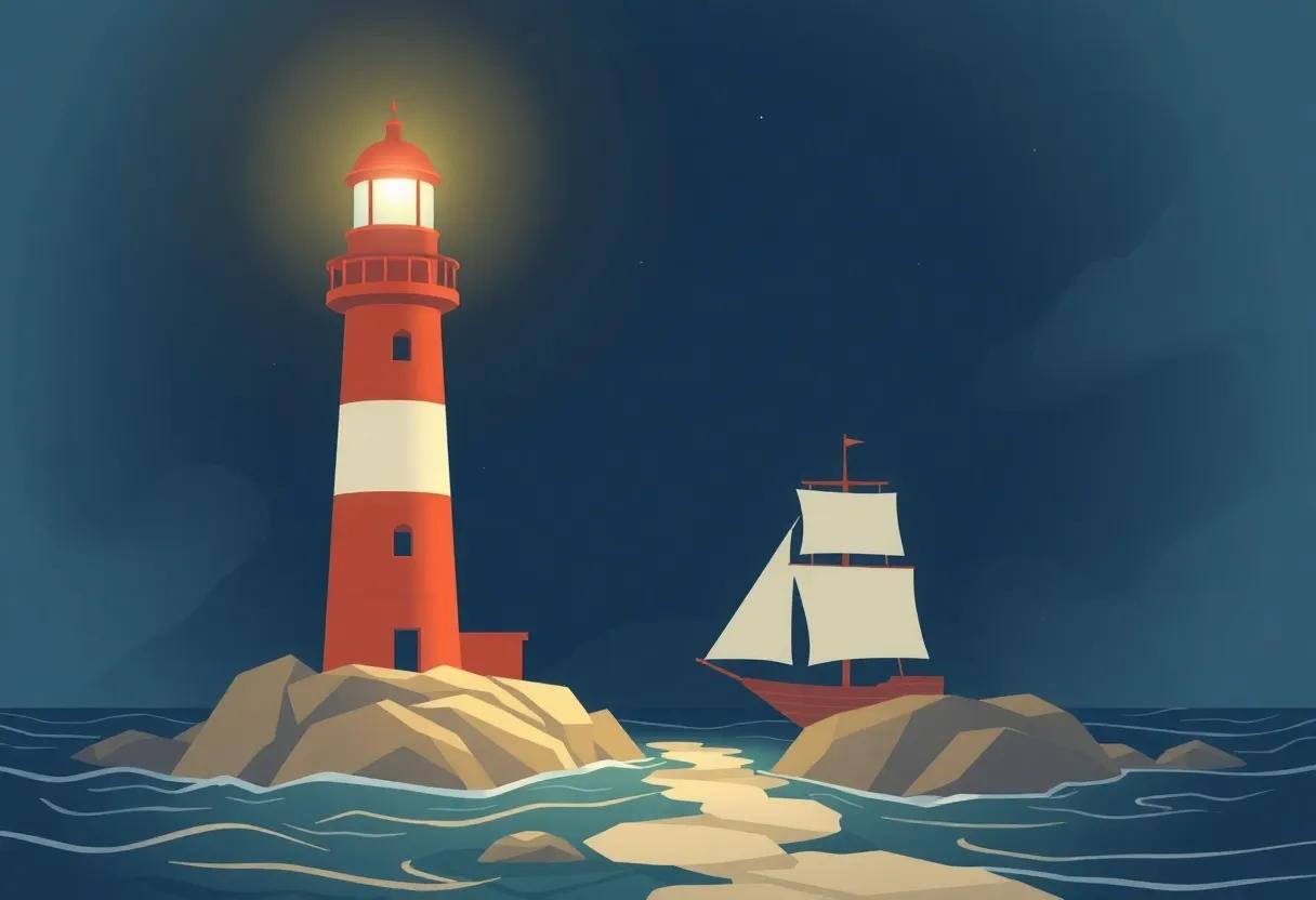 When ‌Darkness‍ Falls, the Lighthouse Shines Bright