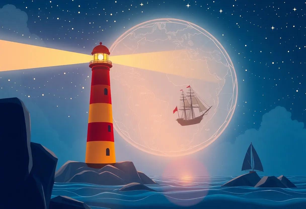 The Secret Map ⁢hidden within the Light Patterns