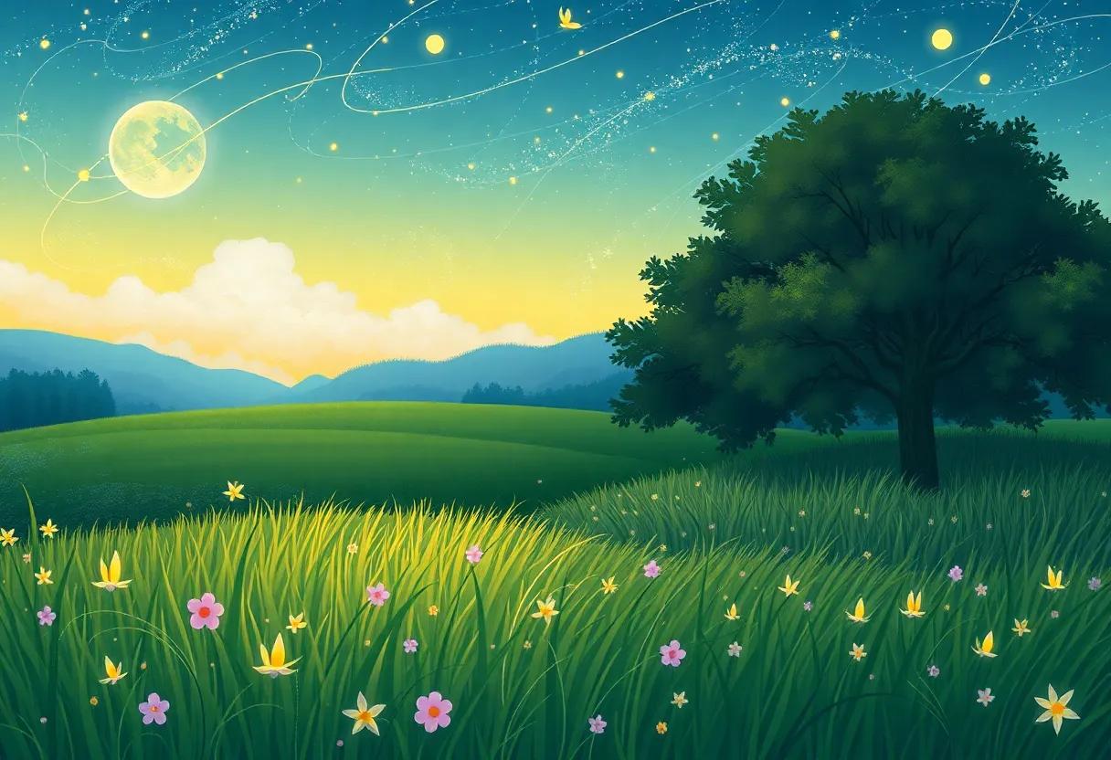 Starlit Nights and the ‍Glow of Fireflies