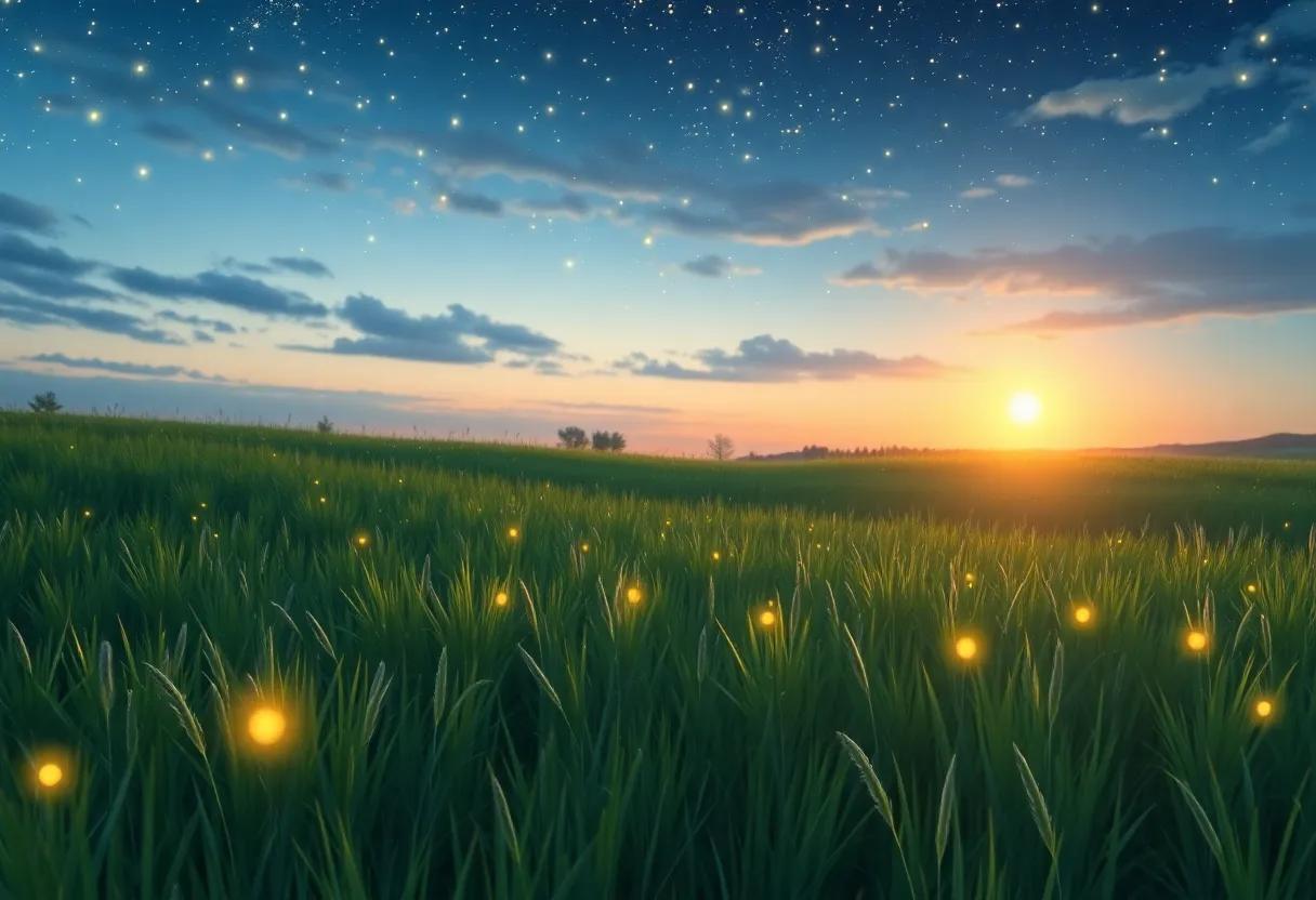 Gentle Breezes and Buzzing Bees at Play