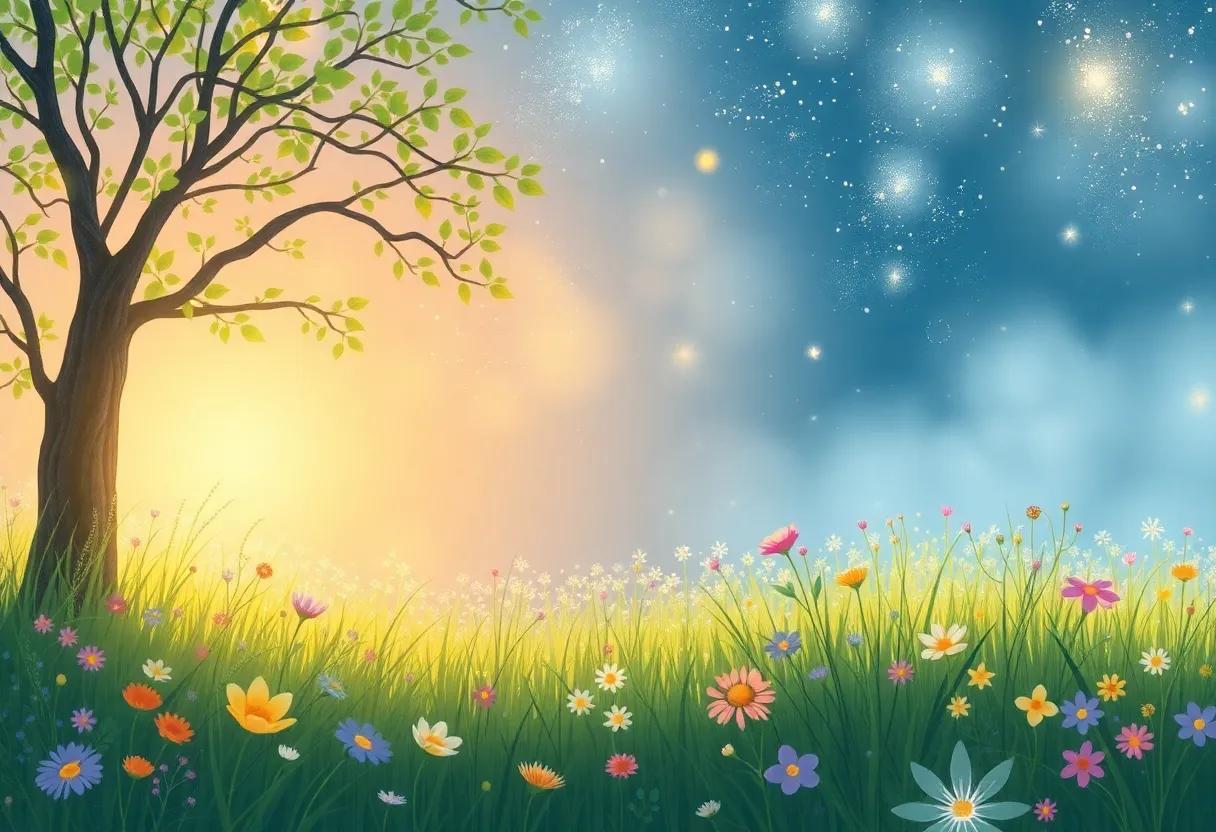 The Whispering Wildflowers of Spring's Embrace