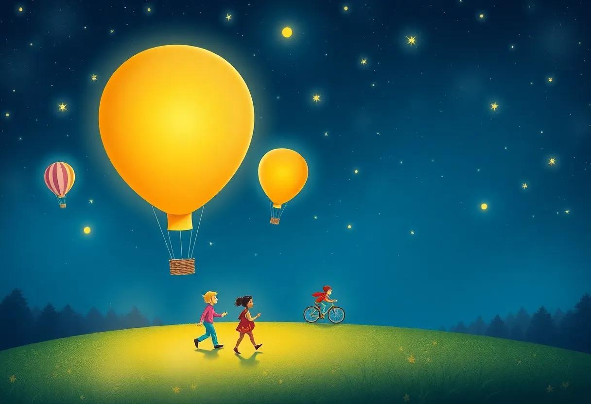 Children's Wishes Carried on Enchanted Balloons