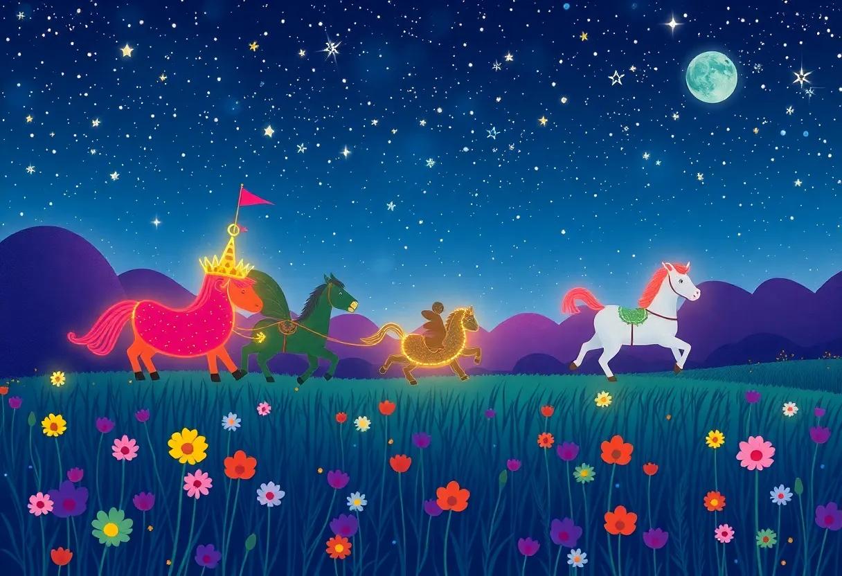 The Midnight Meadow Where Dreams Bloom