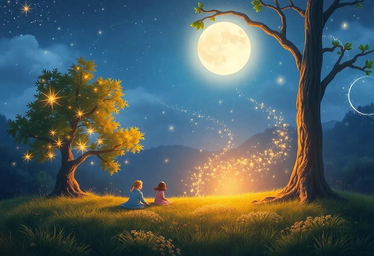 The Soft glow of Moonlight and Wishing Stardust