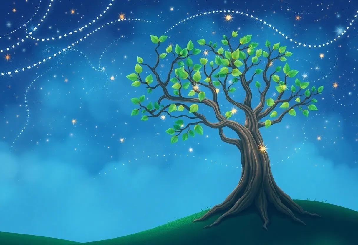 Whispers of Pure Wishes Carried by the Evening Breeze