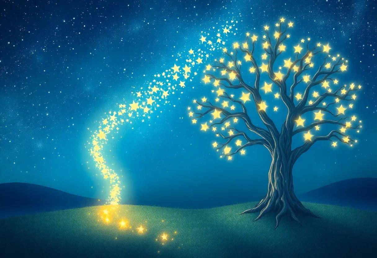 A Trail of Starlight Leading to the Wishful Tree