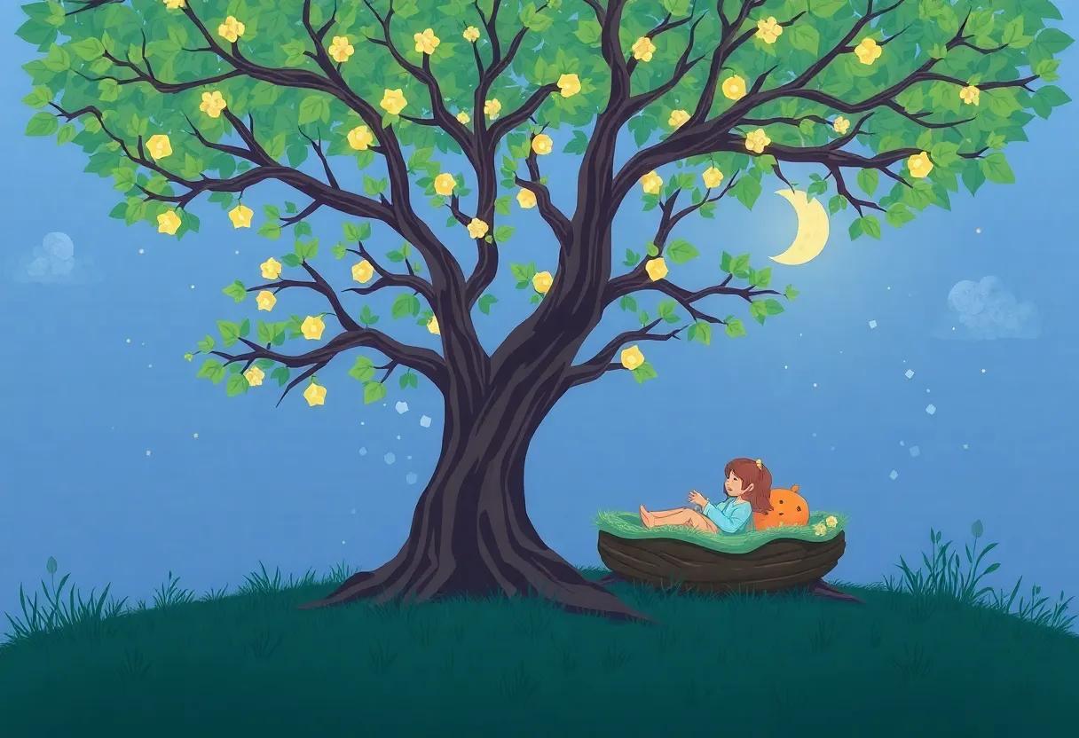 The Cozy Nest at the Tree's⁣ Branches for Restful Slumber