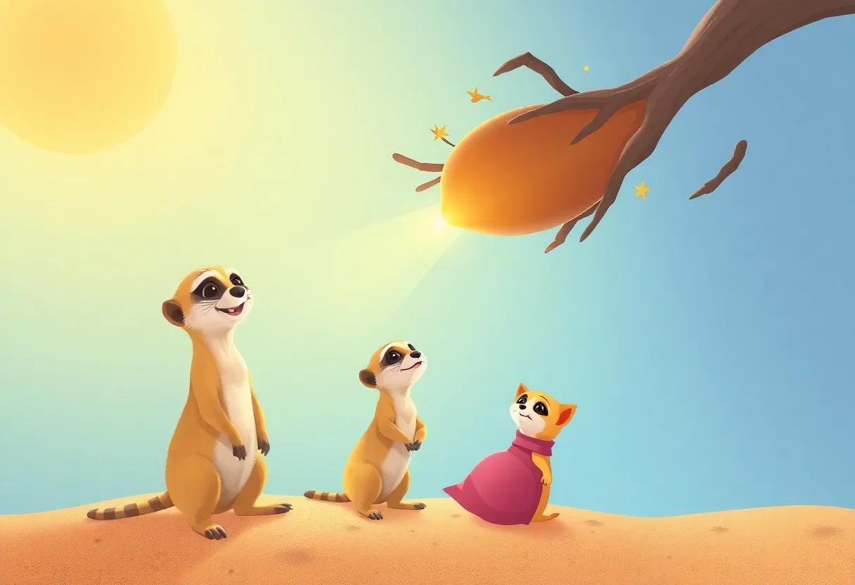 The curious Meerkat's Playful Exploration