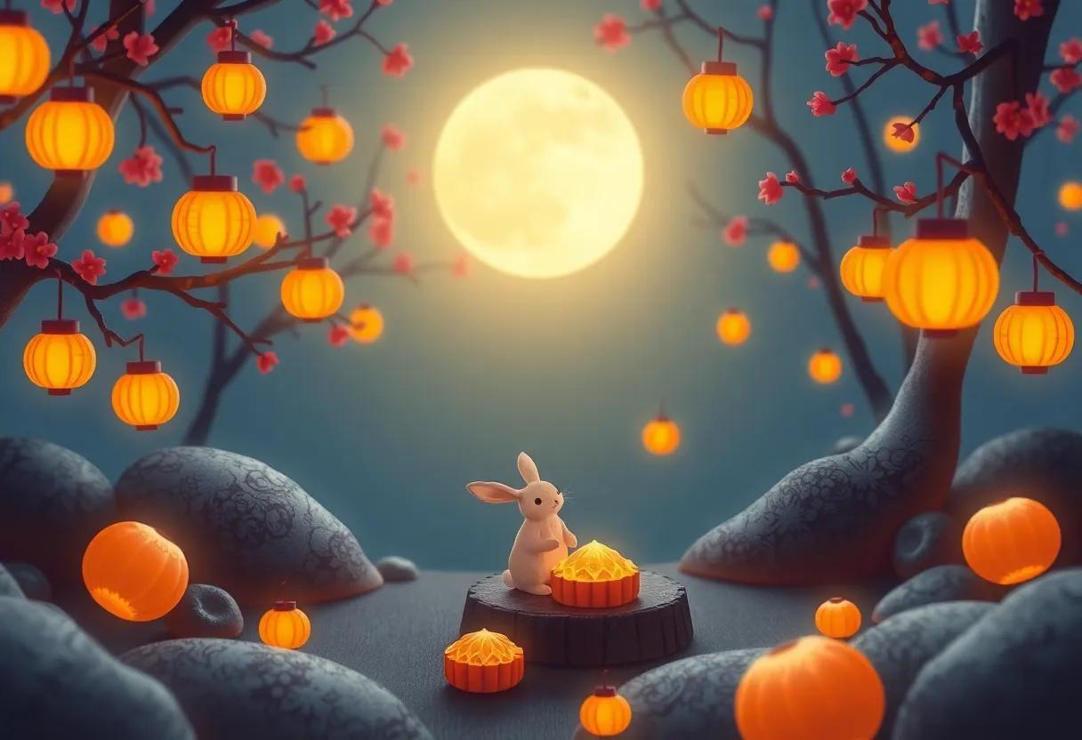 The Hidden Grove Filled with Glowing Mooncakes