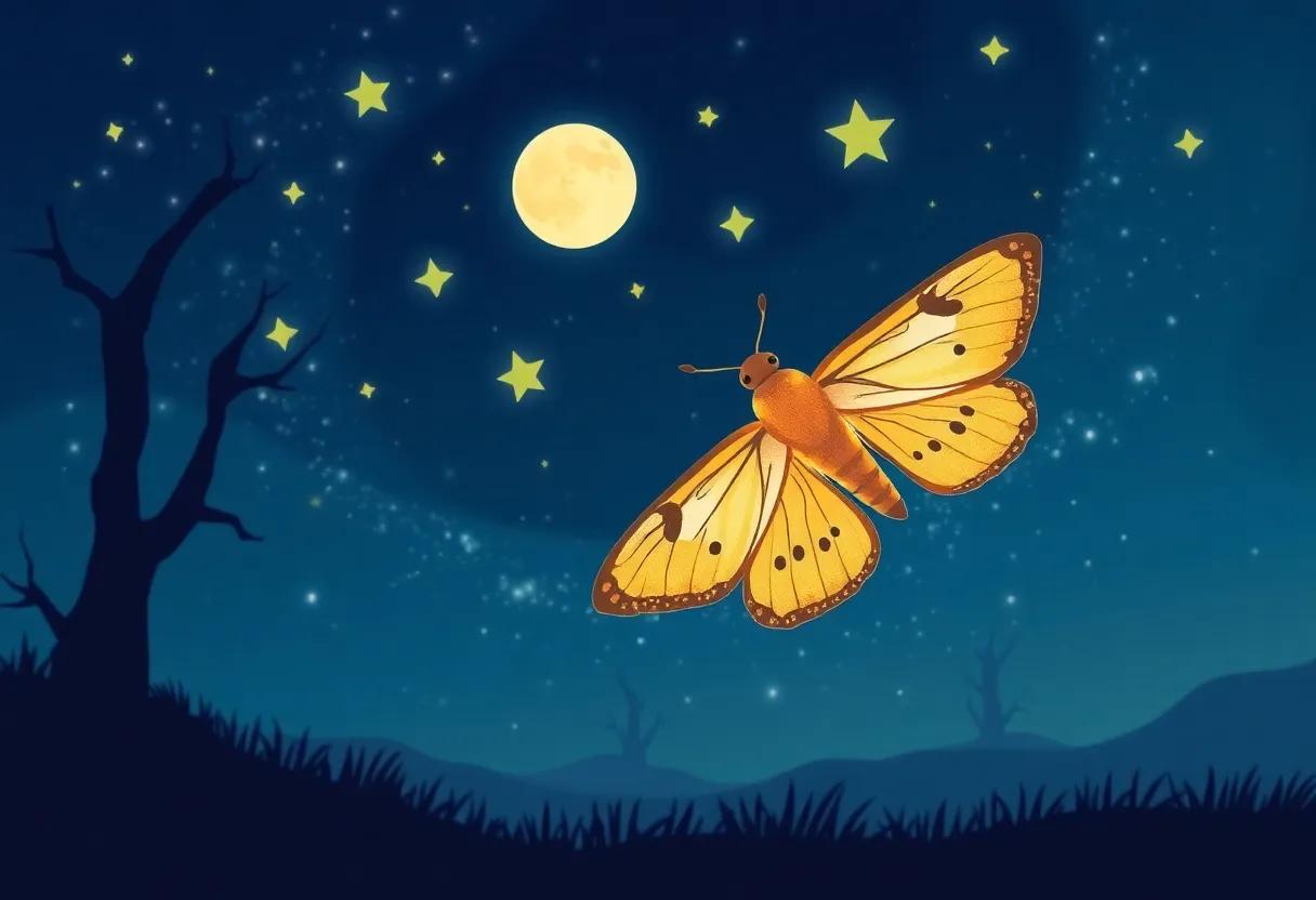 Whispering​ Wishes Carried on the Night Breeze