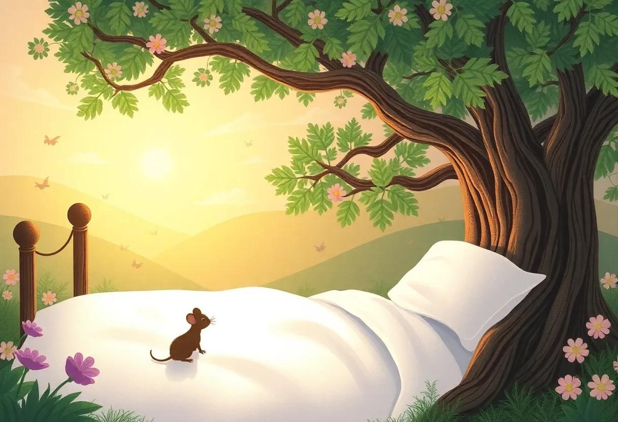 The Quiet Village Beneath the Silver oak