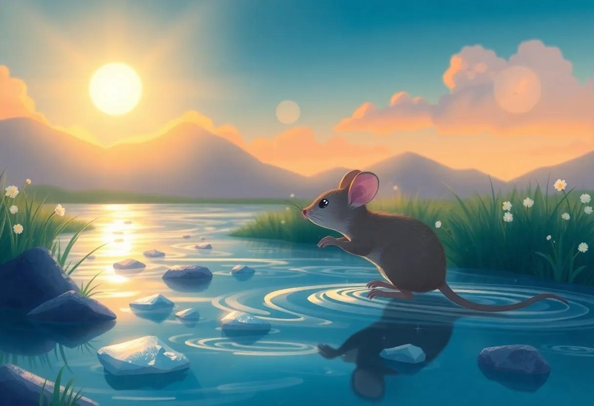 Crossing the Crystal Stream Under the First Light